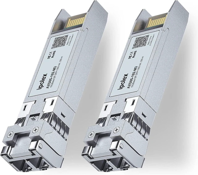 Main image of 10GBase-SR SFP+ Transceiver, Multimode LC SFP+ 850nm & 1.25/2.5/5/10G SFP+ to RJ45 Transceiver