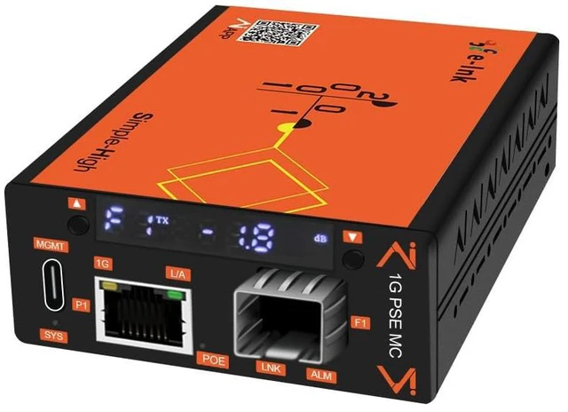 Main image of Gigabit PoE++ Media Ethernet Converter Mxtgifar AI Managed Fiber Converter