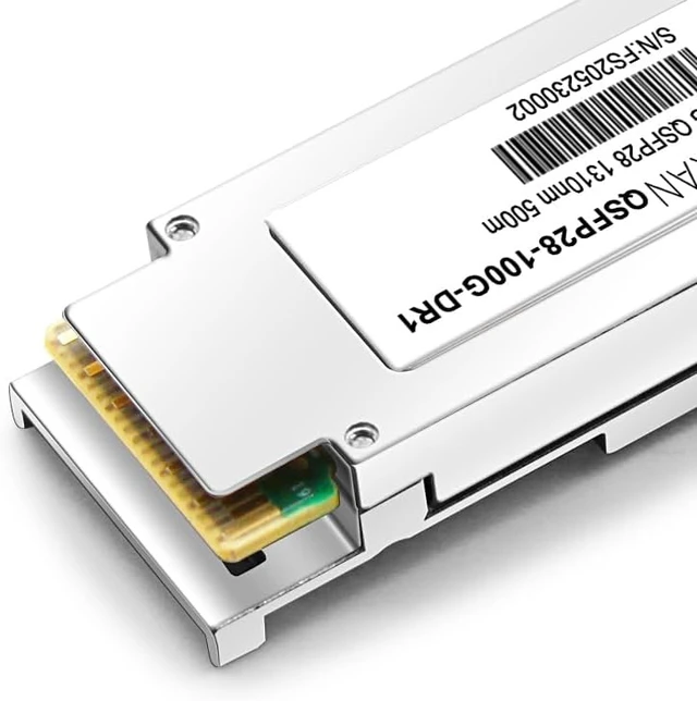 Alt view image 3 of 4 - 100GBASE-DR QSFP28 Single Lambda Optical Transceiver Module Compatible with EdgeCore ET7402-DR1 1310nm 500m DDM Duplex LC SMF
