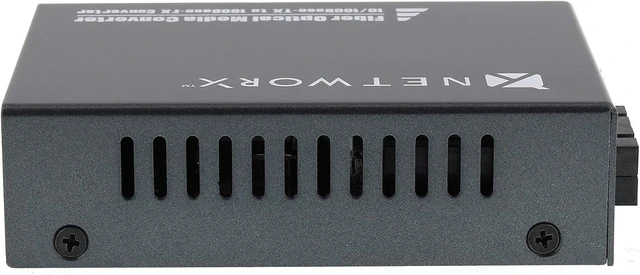 Alt view image 6 of 7 - Networx® Fast Ethernet Fiber Media Converter - UTP to 100Base-FX - SC Singlemode, 20km...