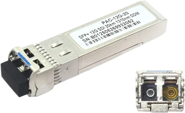 Main image of 12G SMF 1310nm 20KM Duplex Dual LC Fiber SDI SFP Video Transceiver