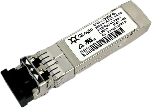 Alt view image 5 of 6 - AFBR-57F5MZ-QL SFP+ 16Gb 16GBPS LC Fibre Channel Transceiver Qlogic for QLE2672 QLE2670 QLE2662 HBA FC Card