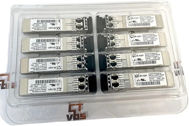 Alt view image 3 of 6 - AFBR-57F5MZ-QL SFP+ 16Gb 16GBPS LC Fibre Channel Transceiver Qlogic for QLE2672 QLE2670 QLE2662 HBA FC Card