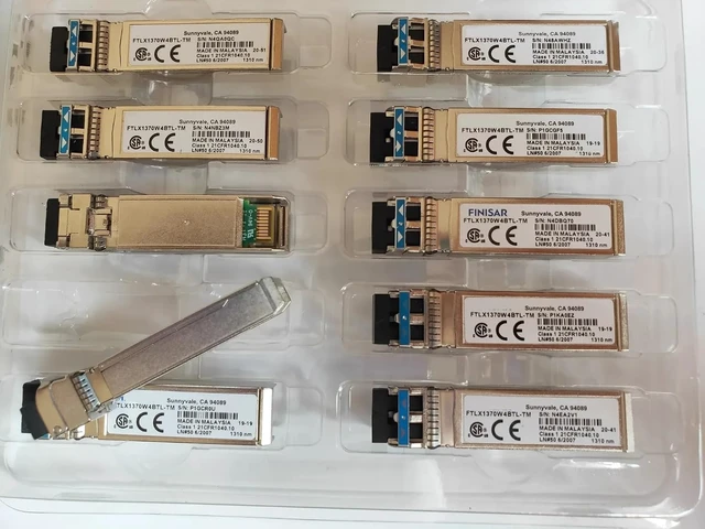 Alt view image 3 of 3 - 1Pcs SFP 10G 1.4KM Fiber Switch FTLX1370W4BTL-TM 1310NM 1.4KM 10GB Optical Network Module