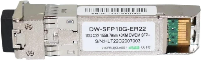 Alt view image 2 of 6 - DWDM 10G C22 1559.79nm 40km DW-SFP10G-ER Network Compatible DOM DWDM SFP+(1 pc)