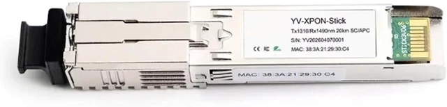 Main image of 1pcs XPON ONU dial-up end Point 1.25G/2.5G T1310/R1490nm 20km SC SFP Built-in, Suitable for FTTH(1.25G 2.5G SC UPC R)