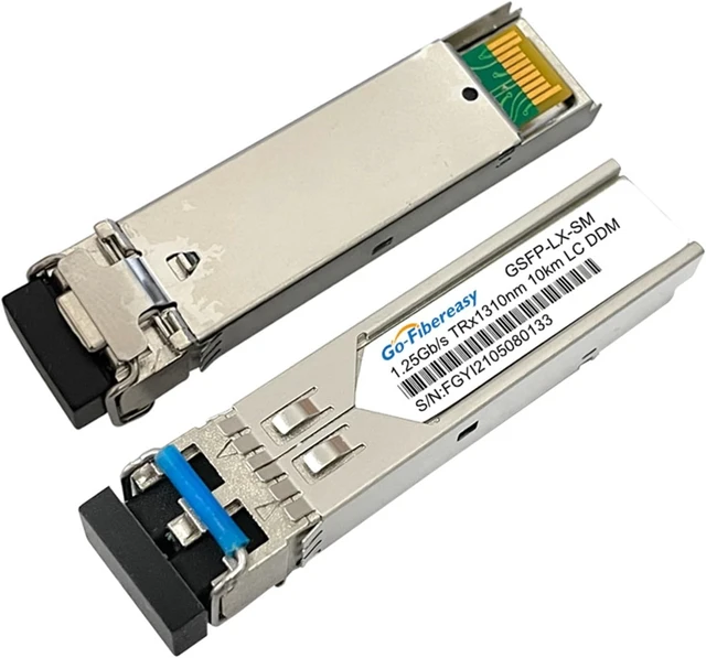 Alt view image 5 of 6 - 2PCS Gigabit 1.25G Single-Mode Optical Module sfp Single-Mode Dual-Fiber Module 1310nm Transmission 10km(80km)