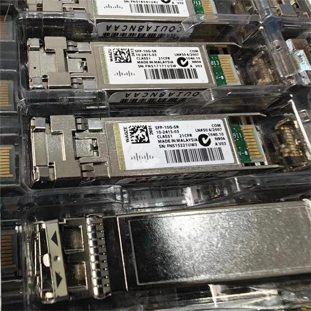 Alt view image 2 of 2 - SFP-10G-SR V03 V02 10-2415-03 850nm 10GBASE-SR SFP+ Multi Mode Module(SFP-10G-SR 100pcs)