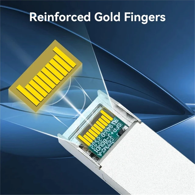 Alt view image 6 of 7 - 10G LC SFP+ Module 1270/1330nm Single Mode 20KM Fiber Optic Module Compatible with Switch