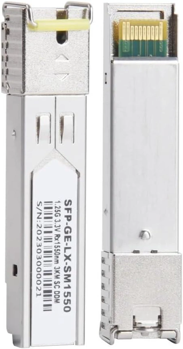 Alt view image 7 of 7 - 1Pair Gigabit Fiber SFP Module 1000M SC 1.25G Single Mode A+B Fiber Module Fit for Ethernet Switch(100KM)