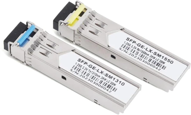 Alt view image 2 of 6 - 5 Pairs 1.25G Gigabit SFP Fiber Optic Module Single Mode Single Fiber LC 1310/1550nm A+B End for Ethernet Switch(40KM)