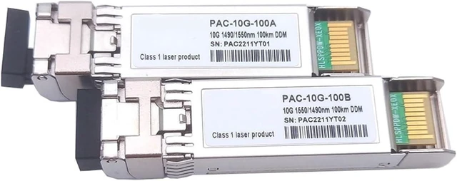 Main image of 100KM Single Fiber GBIC SFP 10GB 100KM 1550nm 1490nm LC Simplex DOM 10G SFP 100KM SFP Module(Tx1550 Rx1490 80km)