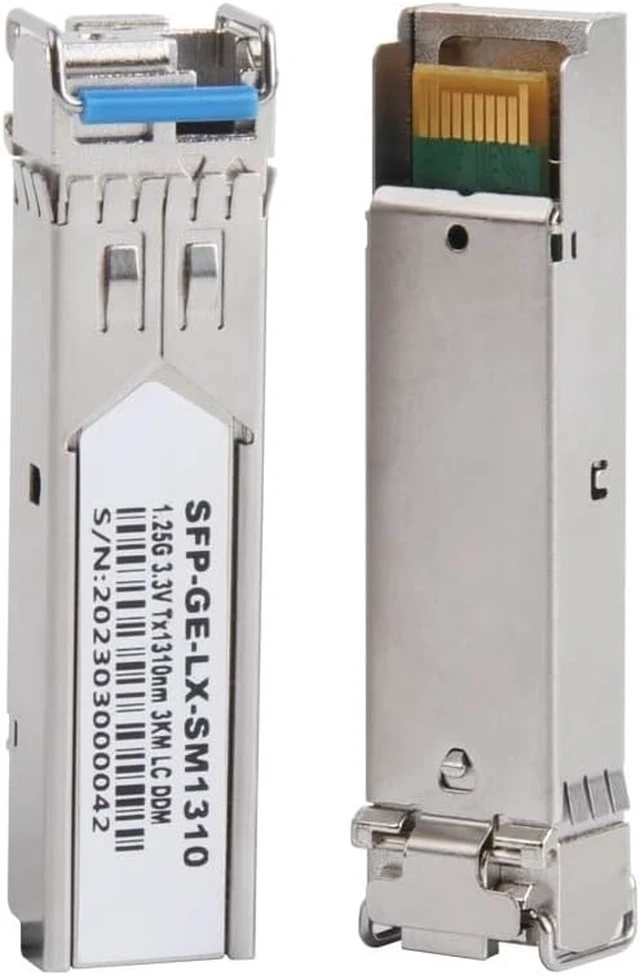 Alt view image 6 of 6 - 1Pair Gigabit Fiber SFP Module 1000M LC 1.25G Single Mode A+B Fiber Module Fit for Ethernet Switch(3KM)