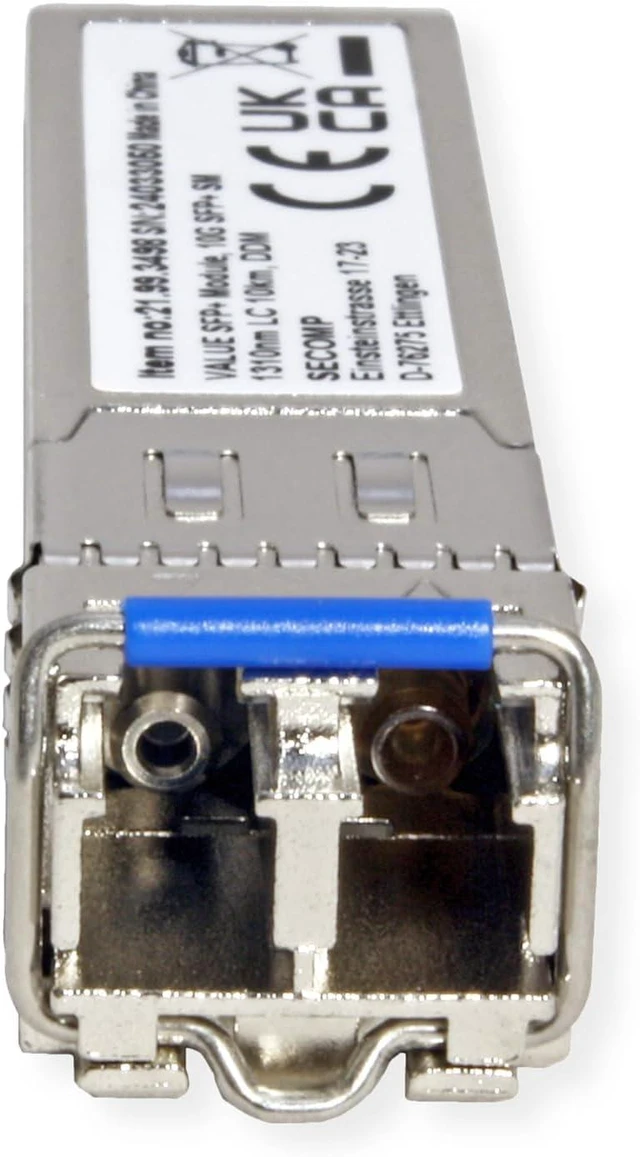 Alt view image 3 of 4 - VALUE SFP+ Module (MiniGBIC) LR/LC, 10GbE, Single Mode 1310nm, Max. 10km