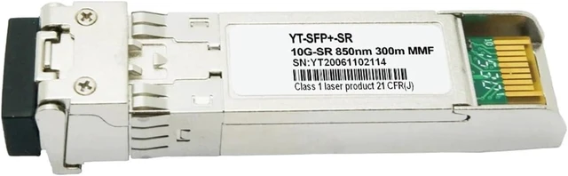 Main image of Sfp-10g-sr UF-MM-10G Compatible 10GBASE-SR SFP+ 850nm 300m DOM Duplex LC/UPC MMF Optical Transceiver Module(1Pcs)