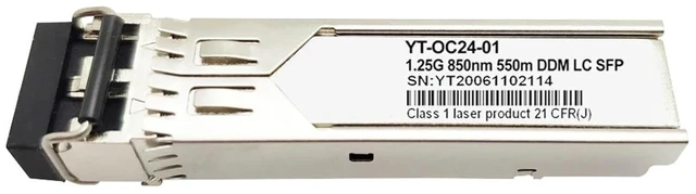 Main image of Sfp 850nm Networks EX-SFP-1GE-SX Compatible 1000BASE-SX SFP 850nm 550m DOM Duplex LC/UPC MMF Optical Transceiver Module(1Pcs 500M)