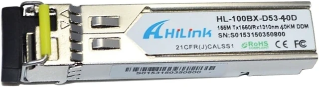 Alt view image 3 of 6 - Bi-Directional SFP 40KM 1310/1550nm LC Simplex 40km Transceiver LC DDM (Color : 1 Pair)
