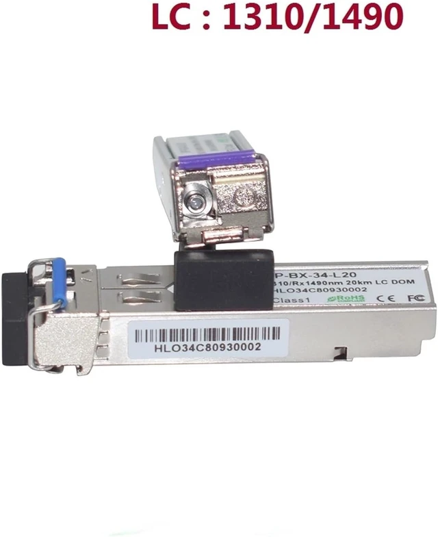 Alt view image 4 of 6 - Bi-Directional SFP 40KM 1310/1550nm LC Simplex 40km Transceiver LC DDM (Color : 1 Pair)