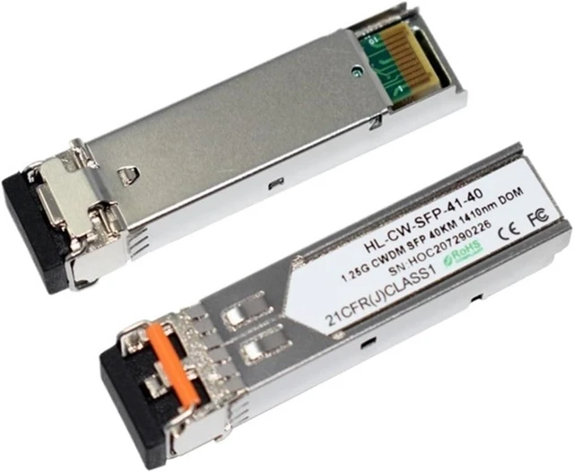 Alt view image 5 of 6 - 1.25G SFP CWDM 40km 1410nm SMF Dual DOM modules with LC Connector