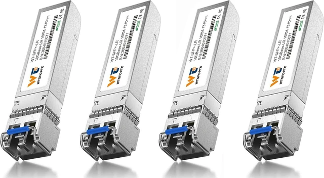 Main image of 4Pack 10G SFP+ Transceiver, 10G LR LC Single-Mode SMF Optical Module 10km