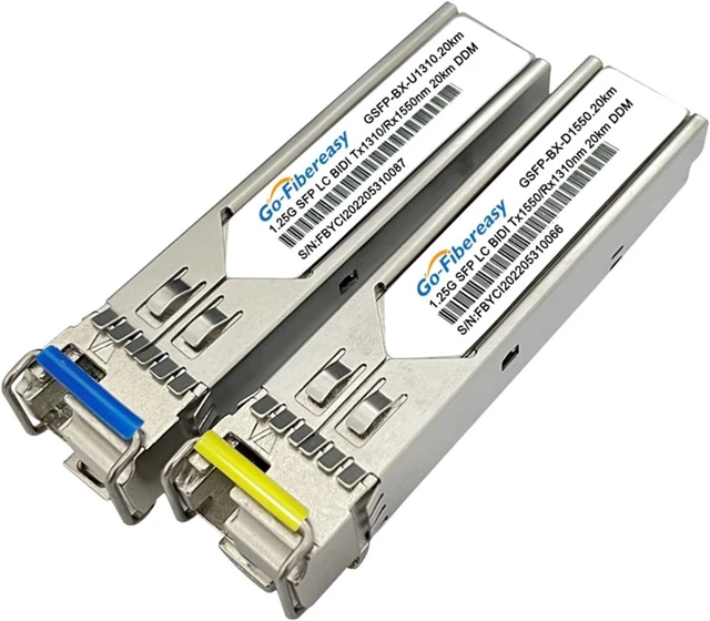 Main image of Sfp Optical Module 1.25G Gigabit Single Mode Single Fiber LC Port Optical Module 20km Compatible Switch(20km)