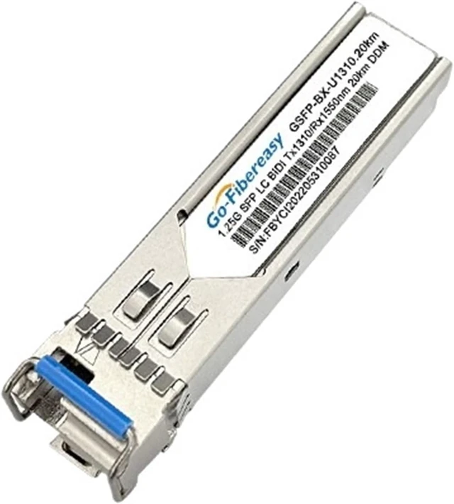 Alt view image 3 of 5 - Sfp Optical Module 1.25G Gigabit Single Mode Single Fiber LC Port Optical Module 20km Compatible Switch(20km)
