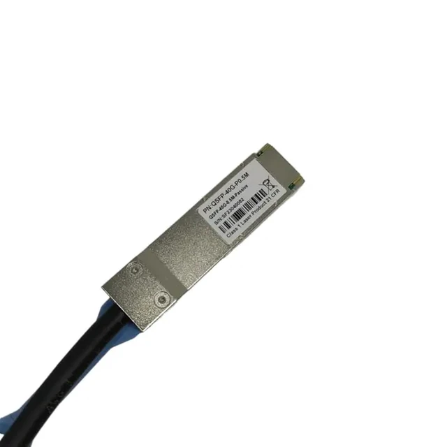 Alt view image 2 of 5 - 40G QSFP+ DAC Cable - 40GBASE-CR4 Passive Direct Attach Copper Twinax for QSFP-H40G-CU1M, 1-Meter(3.3ft)(Length 0.5M)