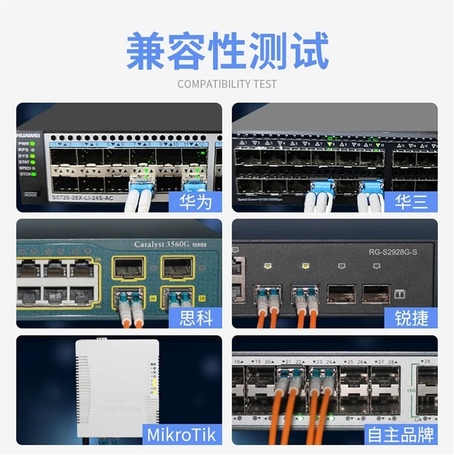 Alt view image 4 of 5 - 1.25G Gigabit Multi-Mode Dual Fiber 500m 850nm Gigabit Multi-Mode Dual Fiber SFP Optical module-SX-MM850 Compatible