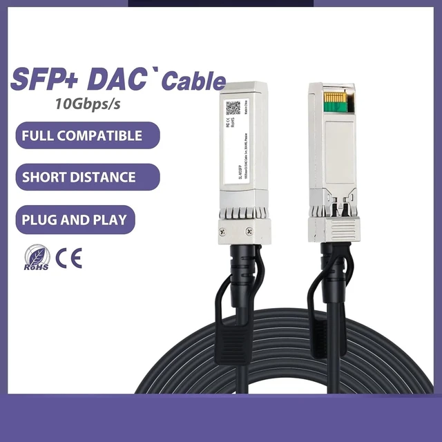 Alt view image 2 of 6 - SFP Module 10G SFP+ DAC Cable Passive Direct Attach Copper 0.5-7m Compatible with a Variety of Brands(7m 24AWG)