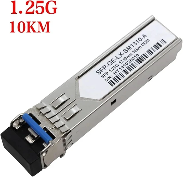 Alt view image 2 of 3 - SFP-GE-LX-SM-1310nm Fiber Optic Modules 1.25G SFP 10KM with SMF 1000BASE Optical Fiber Module
