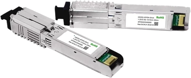Alt view image 2 of 6 - V08 EPON & GPON Stick SFP ONU Stick with SC Connector DDM pon Module - 20KM Range ONU XPON(SC UPC-SC APC)