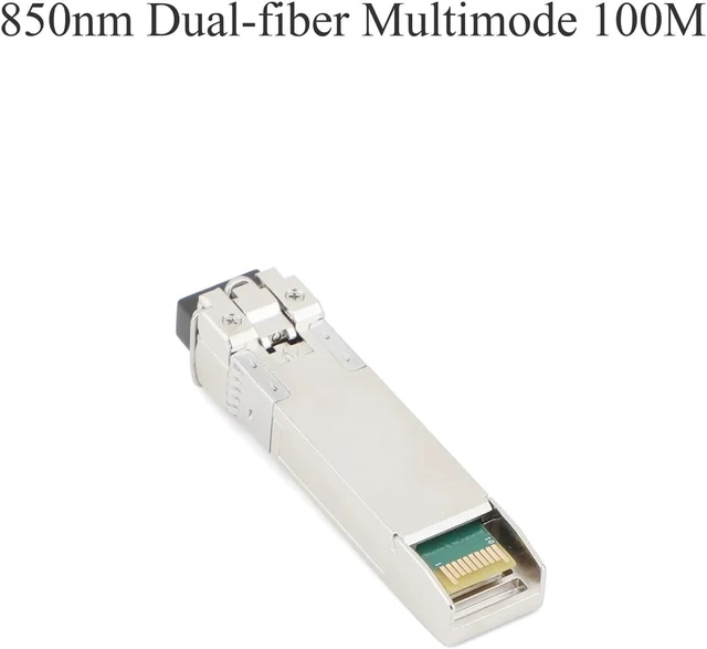 Alt view image 2 of 6 - 10PCS 32G SFP 850nm/1310nm LC Optical Module Single Mode/Multimode Dual Fiber 100m/10km/40km for Ethernet Switch(100M)