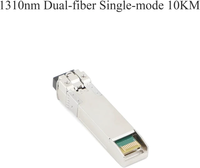 Alt view image 2 of 6 - 1PCS 32G SFP Fiber Module 850nm/1310nm Dual Fiber LC 100m/10km/40km Multimode/Singlemode for Ethernet Switch(10KM)
