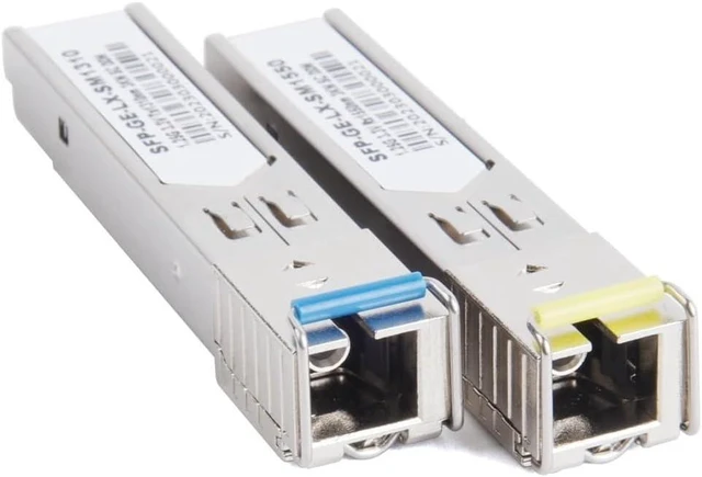 Main image of 10Pair 1.25G Gigabit Fiber SFP Module SC 1310nm/1550nm Single Mode A+B 1000M Fiber Module Fit for Ethernet Switch(3KM)