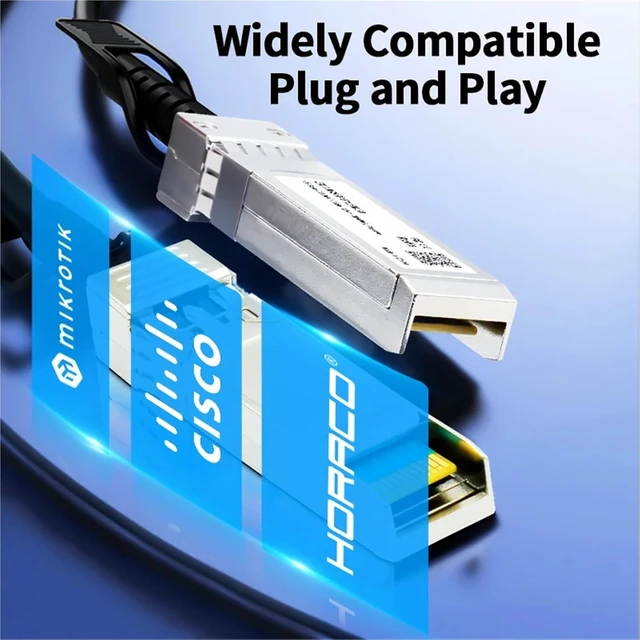 Alt view image 5 of 6 - 10G SFP+ DAC Twinax Cable,Direct Attach Copper Passive,AWG 24/30 Compatible with Switch(7M AWG24)