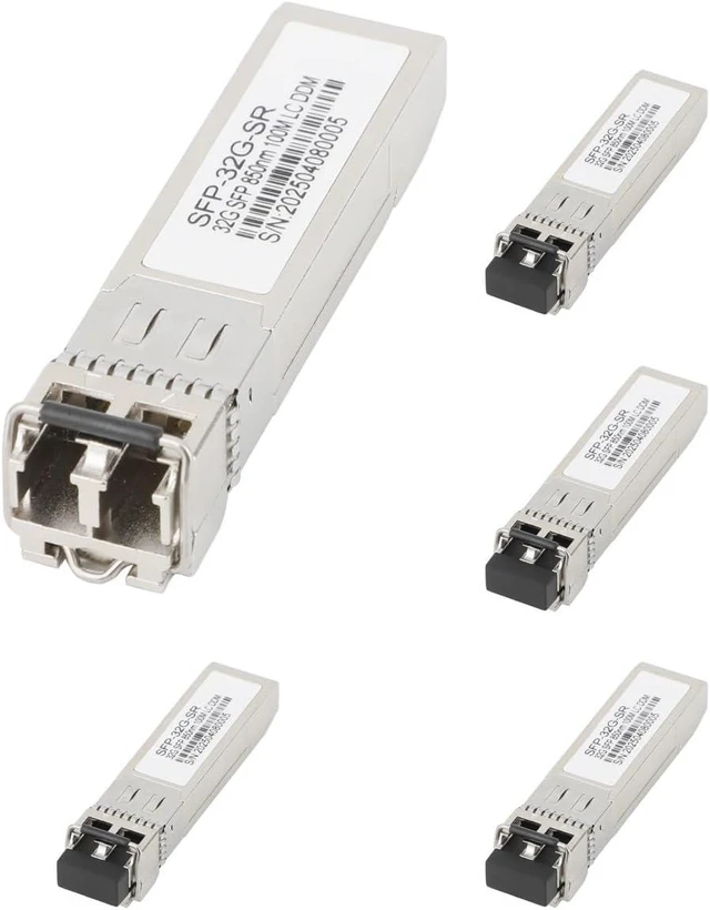 Main image of 5PCS SFP Fiber Module 32G 850nm/1310nm Dual Fiber LC Multimode/Single Mode 100m/10km/40km for Ethernet Switch(10KM)