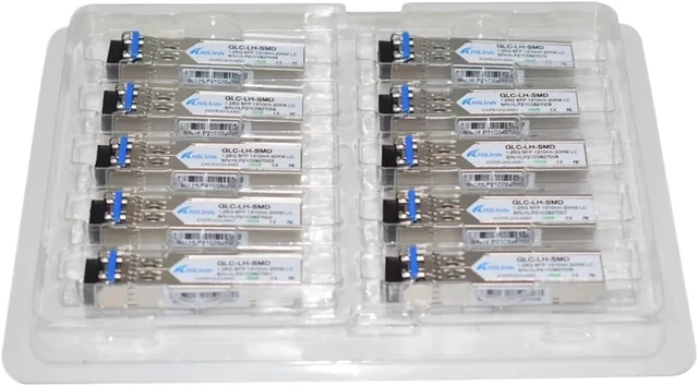 Alt view image 5 of 5 - 1000BASE-LX Duplex LC 1.25G 1310nm 20km DOM SFP GLC-LH-SMD(5pcs)