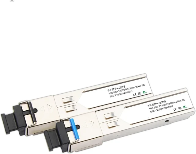 Main image of SFP 10G 10/20/40/60KM SFP Module SM SC 1270/1330nm Single Mode Single Fiber Optic Module Compatible with Switch(2 Pair 20km)