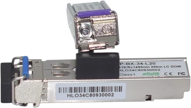 Alt view image 2 of 2 - Single Core 1000BASE-BX 1.25G 1310nm/1490nm 20km DOM SFP LC(1pair LC)