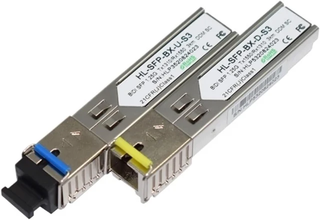 Alt view image 6 of 6 - 1.25G BiDi SFP 3km Transceiver 1550/1310nm SC/LC Single Connector DOM (Color : 1 Pair)