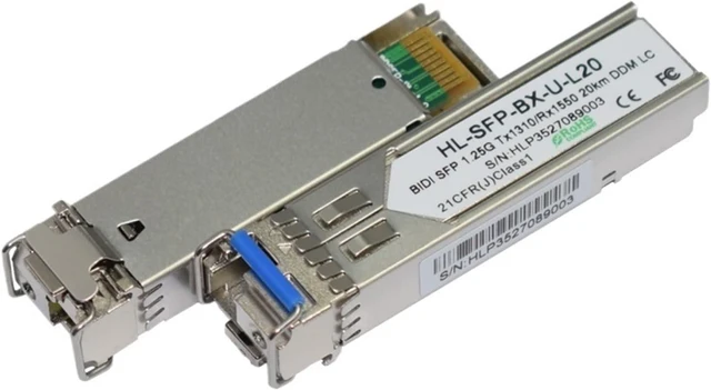 Main image of 15 Pairs 1000base SFP 1.25G SFP WDM 20KM 1310/1550nm SC/LC Connector