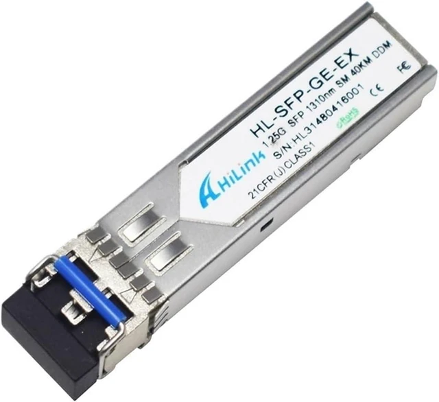 Alt view image 2 of 6 - 1000BASE 1.25G 40KM SMF 1.25G 1310nm Dual LC Connector SFP(2 pcs)