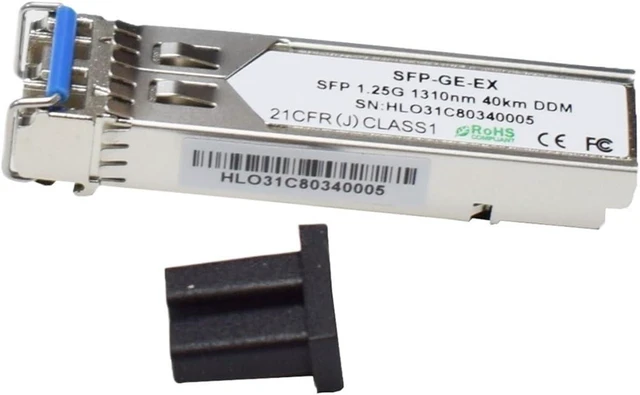 Alt view image 3 of 6 - 1000BASE 1.25G 40KM SMF 1.25G 1310nm Dual LC Connector SFP(2 pcs)