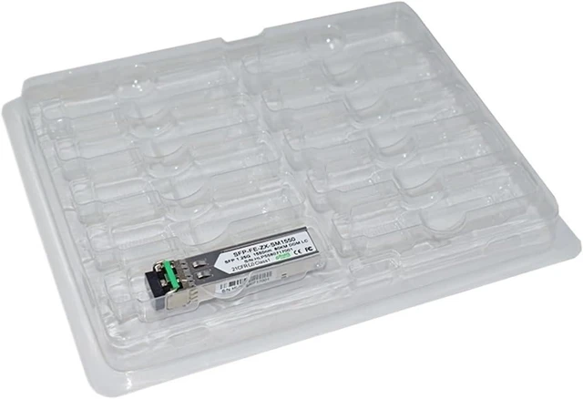 Alt view image 6 of 6 - 2PCS 1.25G-ZX Gigabit Ethernet 1550nm 120KM/160KM/180KM APD Device LC SFP Transceiver Module (Size : 120KM)