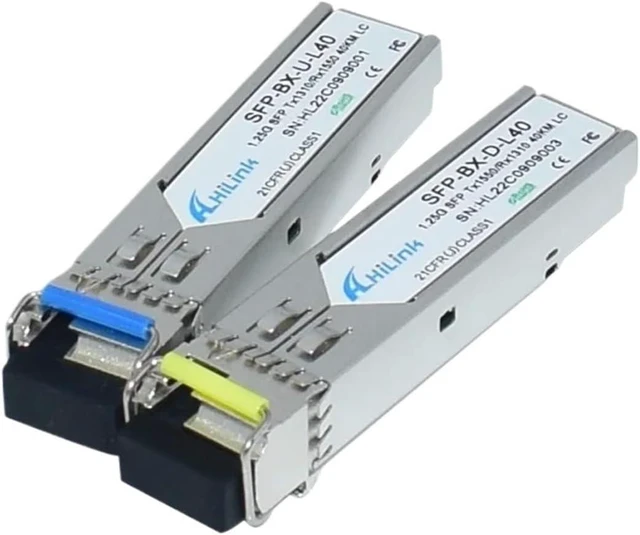 Main image of 1G 1000BASE-BX 1.25G 1310nm/1550nm 40km LC/SC WDM SFP(1pairs SC Connector)