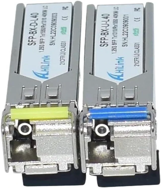 Alt view image 4 of 4 - 1G 1000BASE-BX 1.25G 1310nm/1550nm 40km LC/SC WDM SFP(1pairs SC Connector)