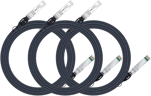 Main image of ipolex 1 Pack 10G SFP+ DAC Passive Cable, 3m (9.84ft) and 2 Pack 10G SFP+ Twinax Cable, 3m (9.84ft)