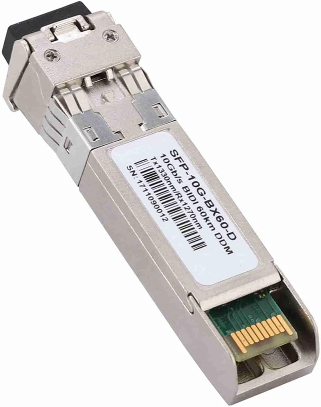 Alt view image 3 of 7 - AIQ YP19011 SFP 10G BX60 D 60KM Optical Module, 10 Gigabit Single Mode Dual Fiber, for Cloud Computing Data Center, Compatible with HP/, High Speed Stable Data Transmissio