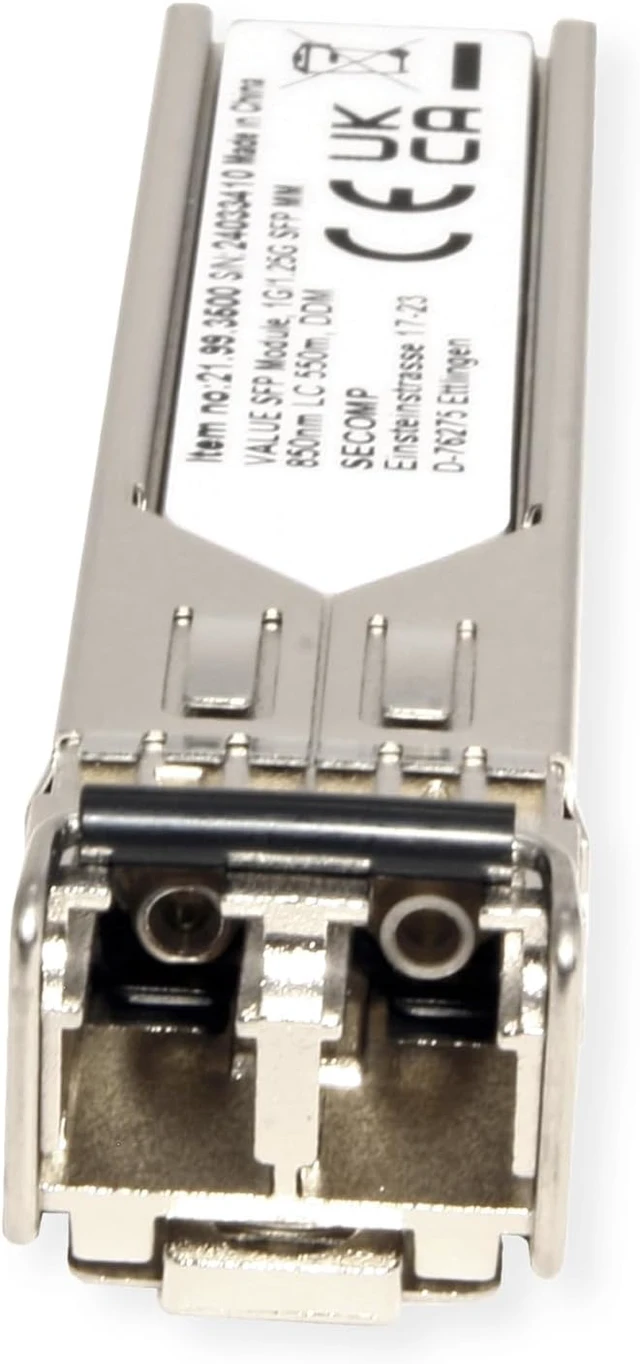 Alt view image 2 of 2 - VALUE SFP Module (MiniGBIC) SX/LC, 1/1.25G, Multimode 850nm, Max. 550m