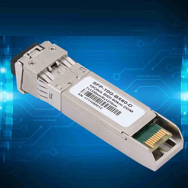 Alt view image 7 of 7 - AIQ YP19011 SFP 10G BX60 D 60KM Optical Module, 10 Gigabit Single Mode Dual Fiber, for Cloud Computing Data Center, Compatible with HP/, High Speed Stable Data Transmissio
